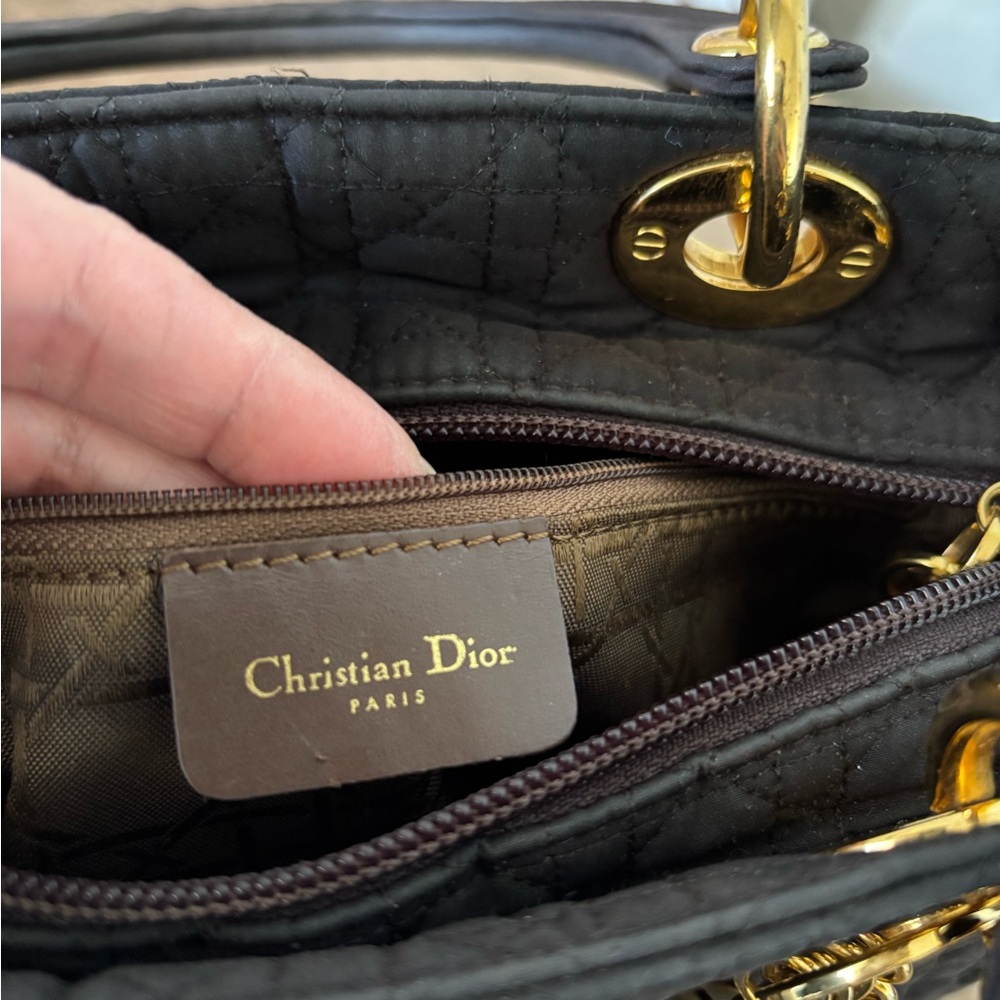 Lady Dior - Quilted Vintage Handbag with Gold Accents - Picture 12 of 14
